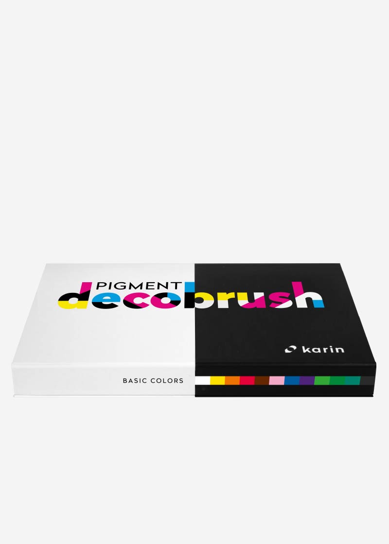 Karin Markers PIGMENT DecoBrush black 433U - Creative Escape