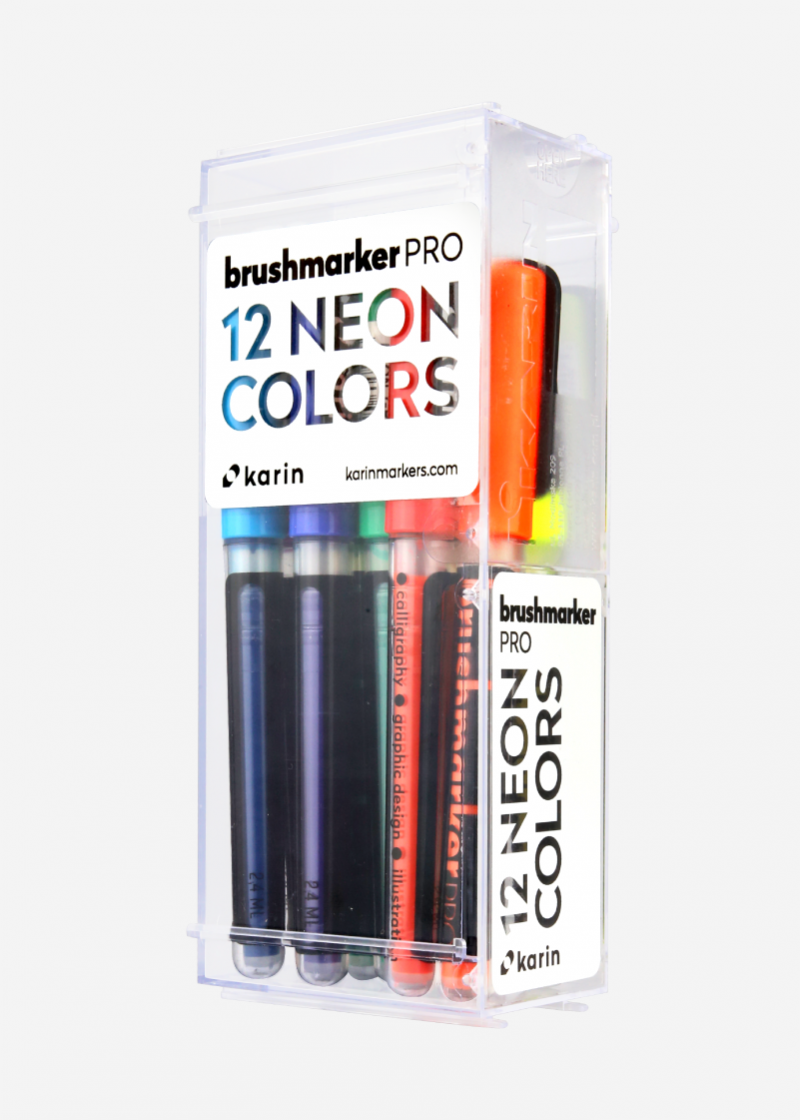 Karin Decobrush Passion Colors Pigment Markers, 12ct.