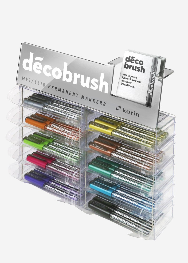 Karin Pigment DécoBrush Basic Colors 12pc Set – Karin Markers - North  America